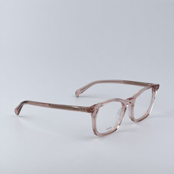 Celine THIN Women BRAND NEW Eyeglasses Shiny Rose Demo Square CL50058I 074 - Picture 7 of 10